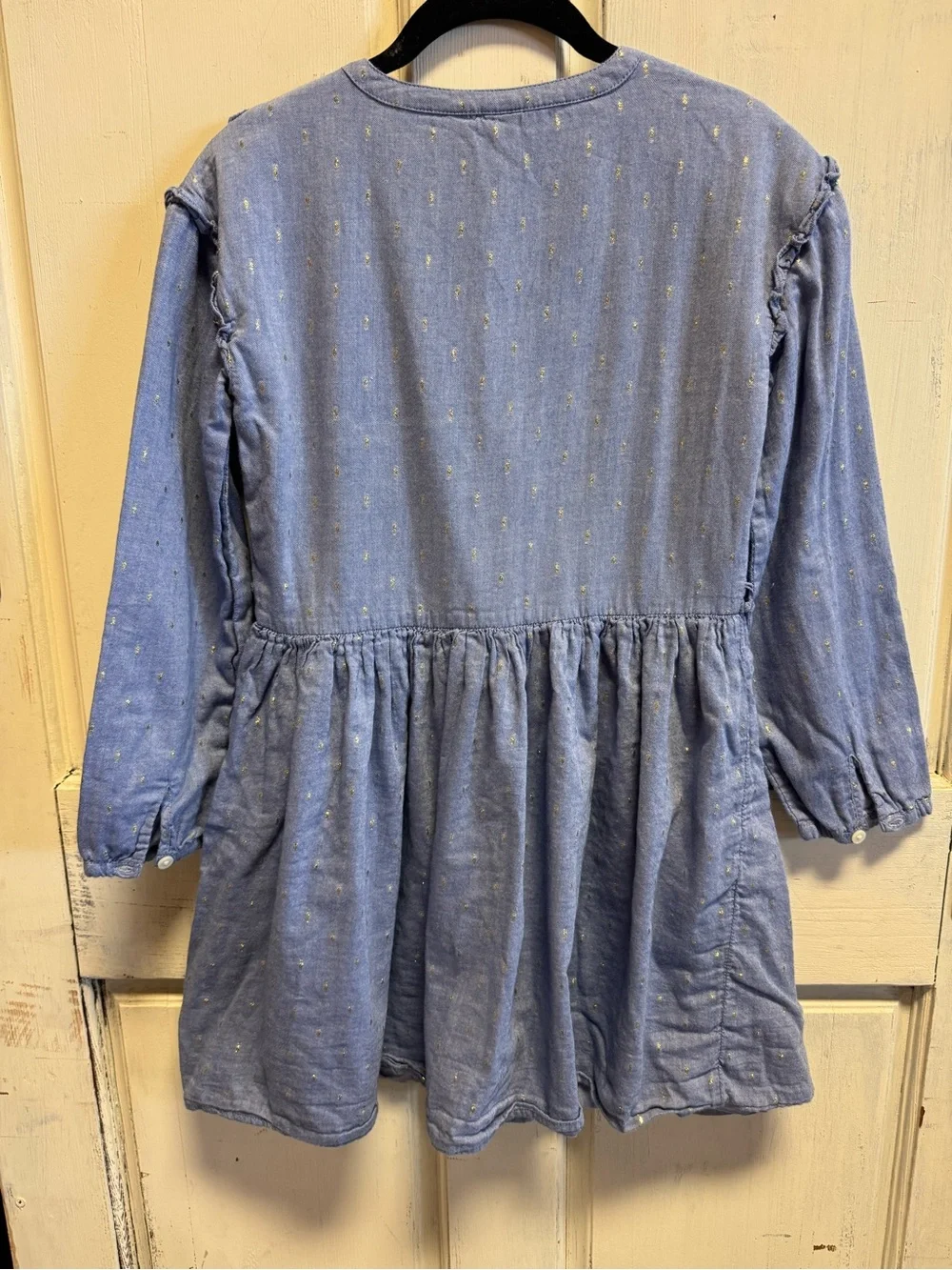 Girls' GAP Lightweight Blue Chambray Dress